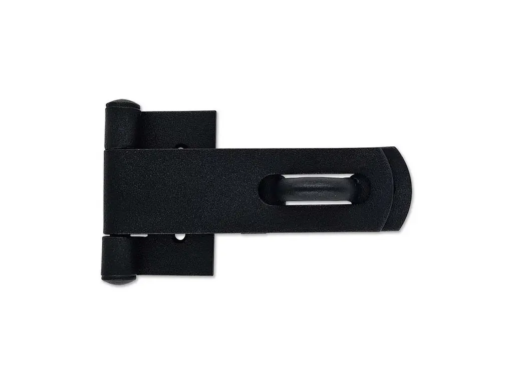 Petlica kĺbová s očkom 100mm čierna matná