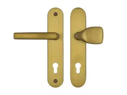 A2/90 kľučka+madlo bez krytky F4  bronz bezpečnostné kovanie