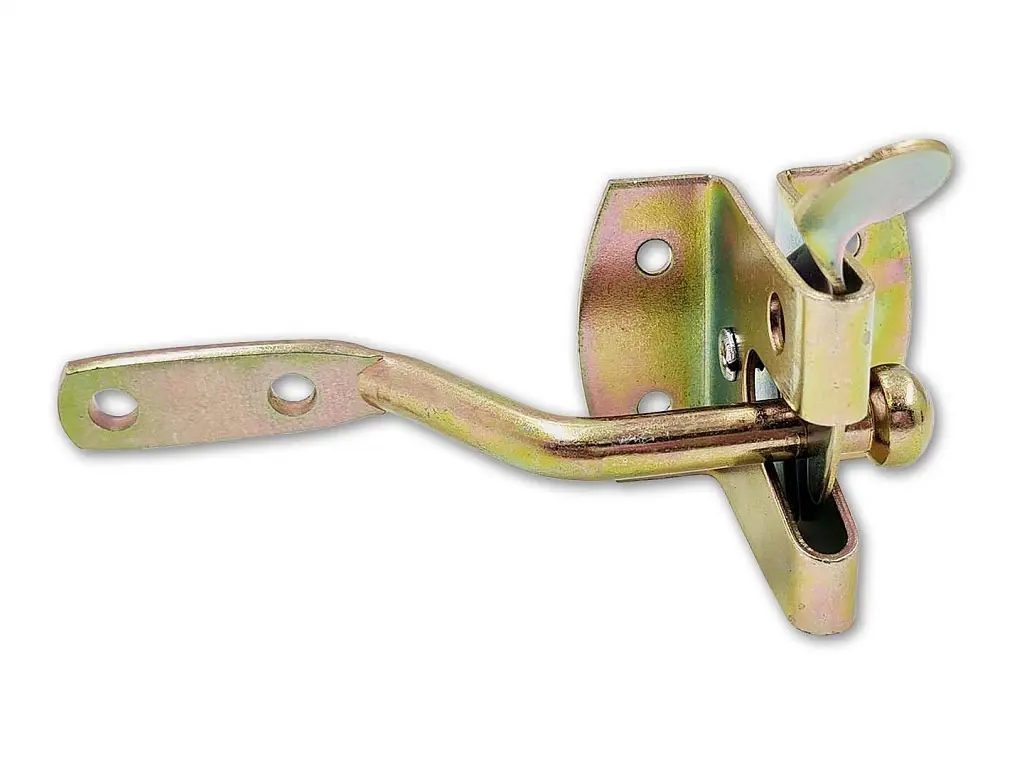 Záskočka na bránku 50x52mm žltý Zn