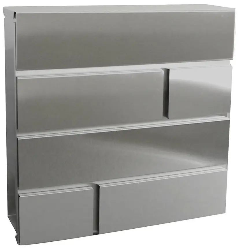 BRICKS schránka poštová nerez 370x370x105