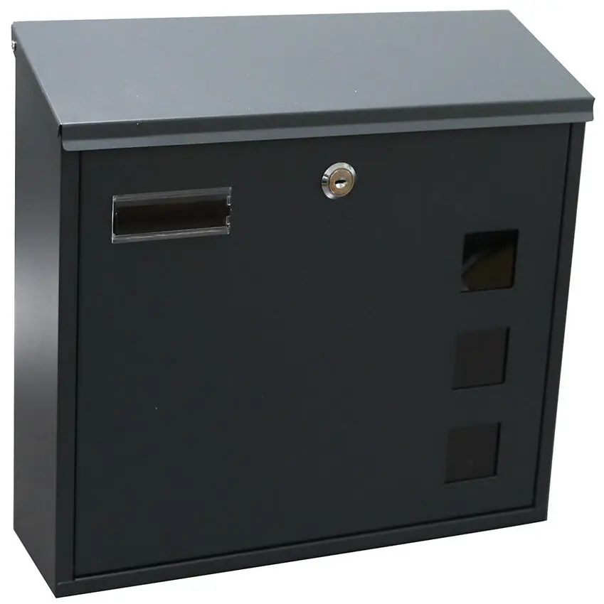Schránka poštová  antracit  350x330x110