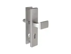 525/90 madlo+kľučka hranatý štít s prekrytím F1 bezpečnostné kovanie