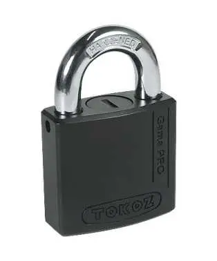 Gama PRO 50/8/OS visiaci zámok otvorený oblúk čierny