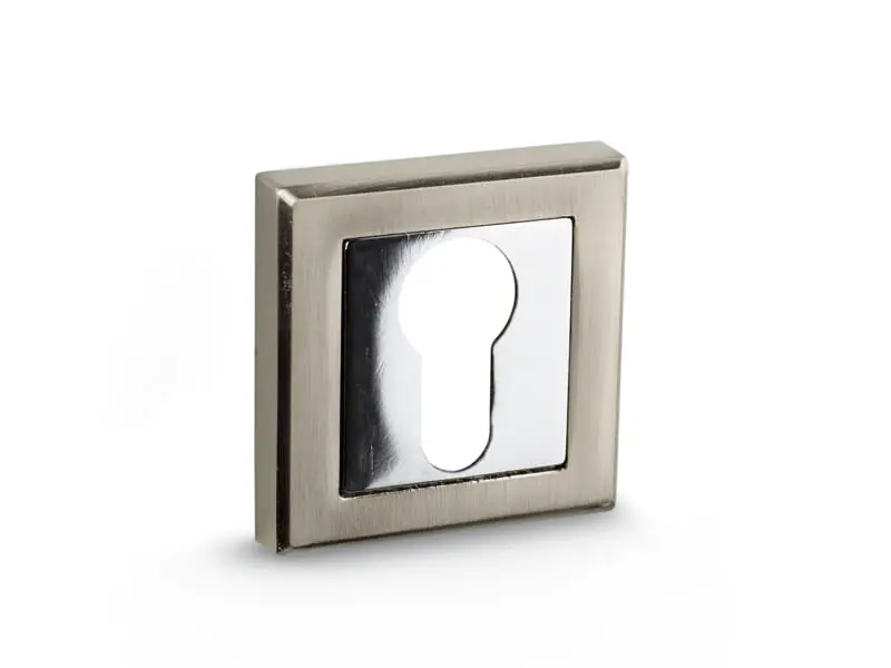 Rozeta hranatá vložka Cr Ni brus K-007-03