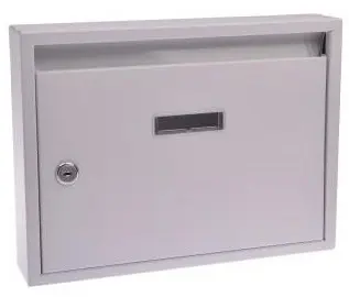 PANEL poštová schránka biela bez dier 320x240x60