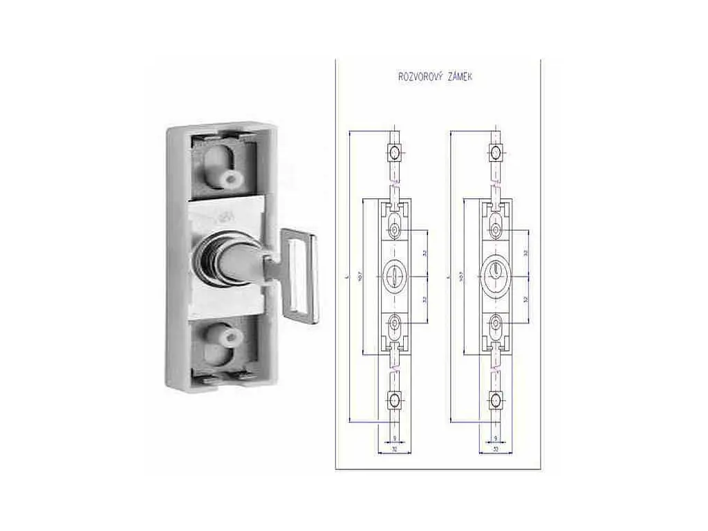 AVES 701 nab.zamok bez tyce