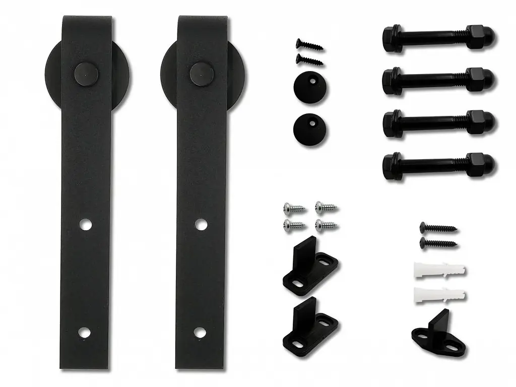 RETRO 1 posuvne kovanie jednokridlove čierna matná